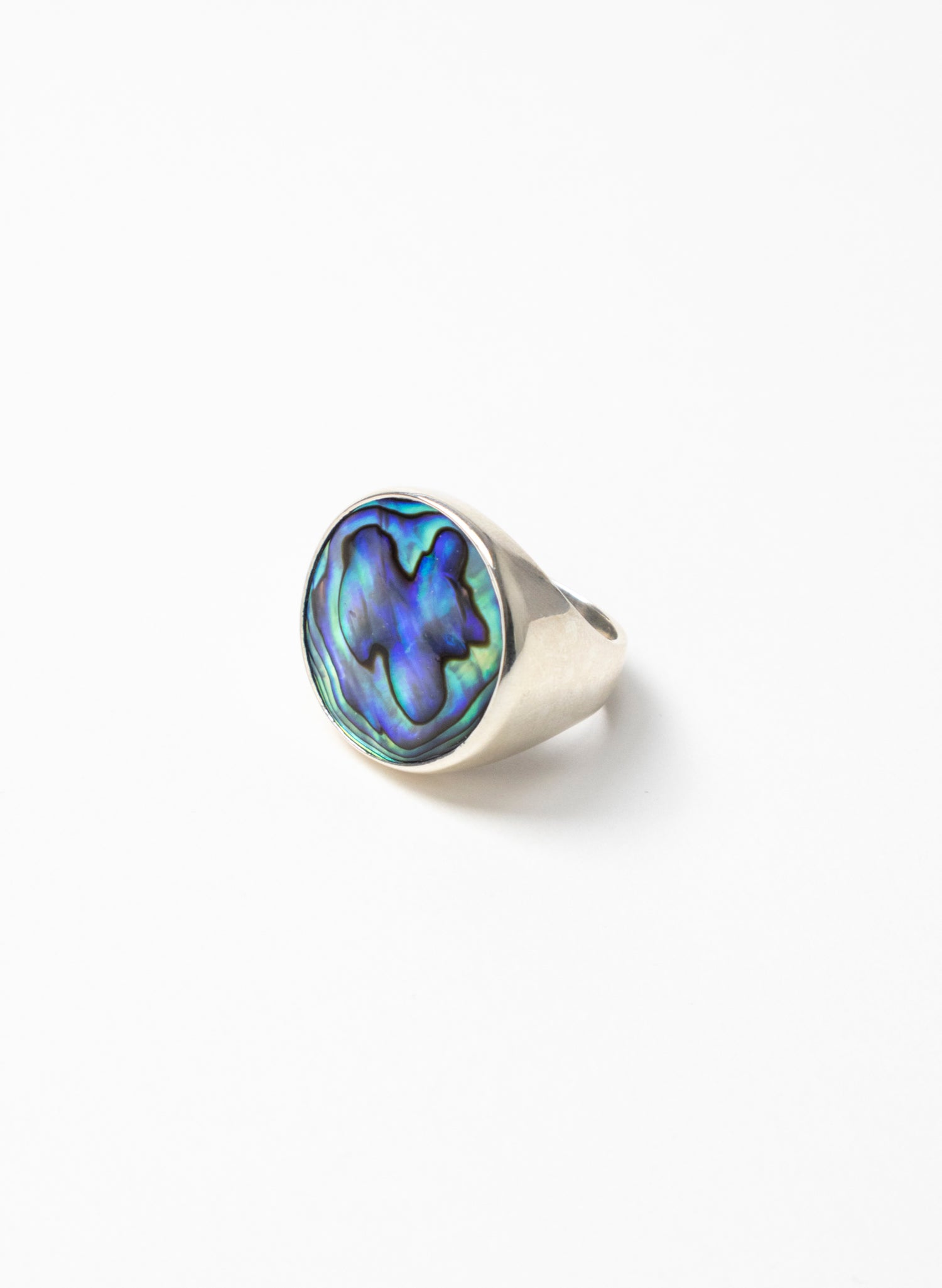 Iridescent Paua Ring Large