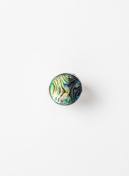 Iridescent Paua Ring Medium