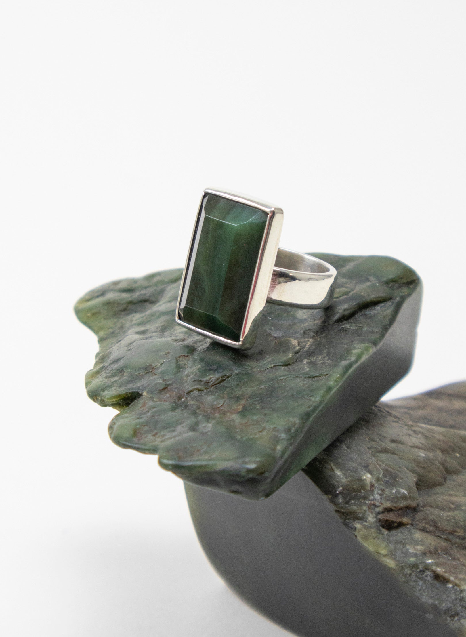 Pounamu Ring Rectangle