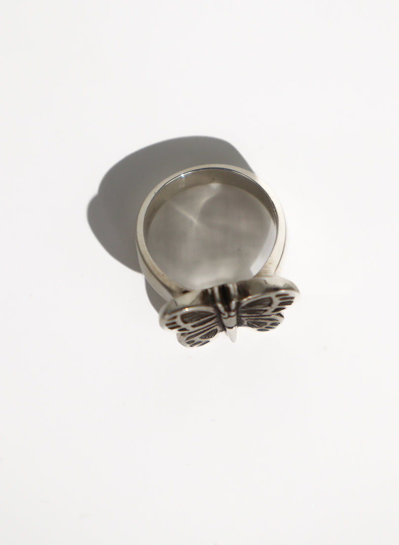 Pūrerehua Butterfly Ring - Sterling Silver