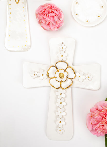 Large Flower Cross