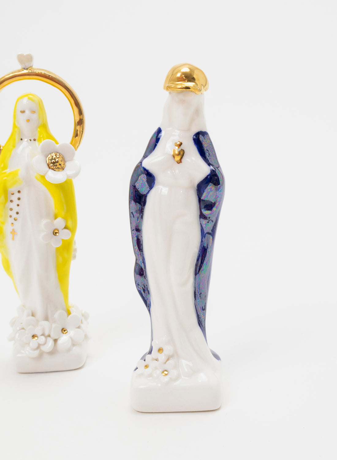 Gold Heart JC sculpture