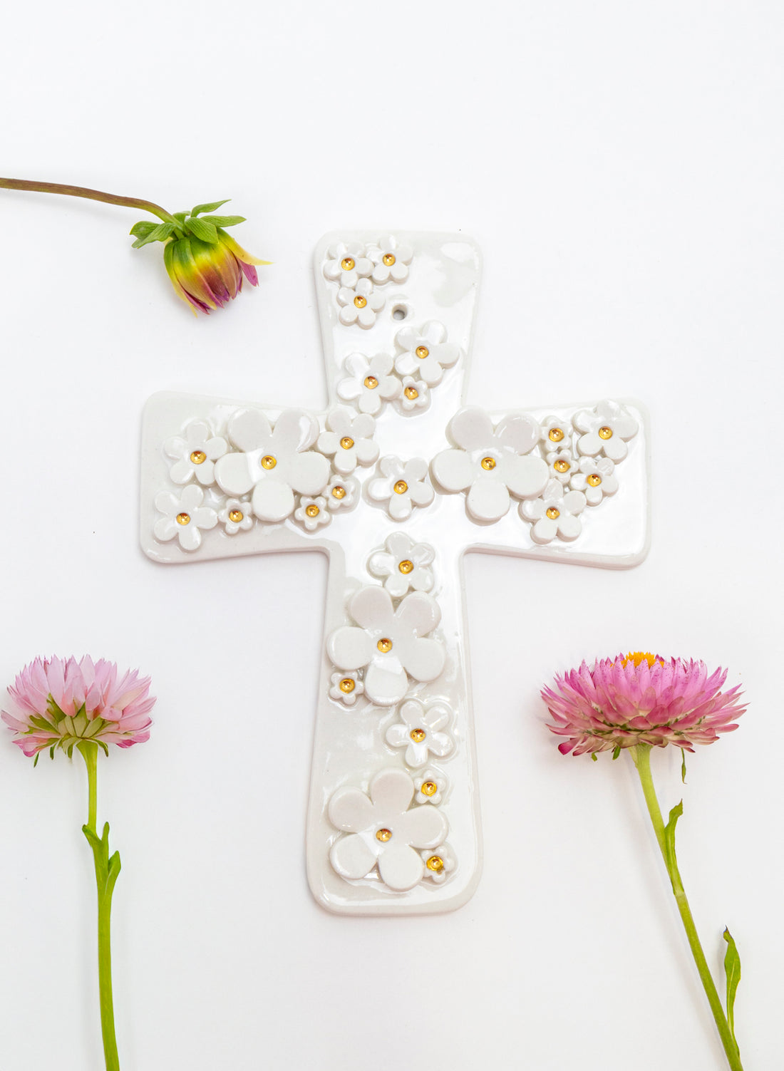 Medium Flower Cross 