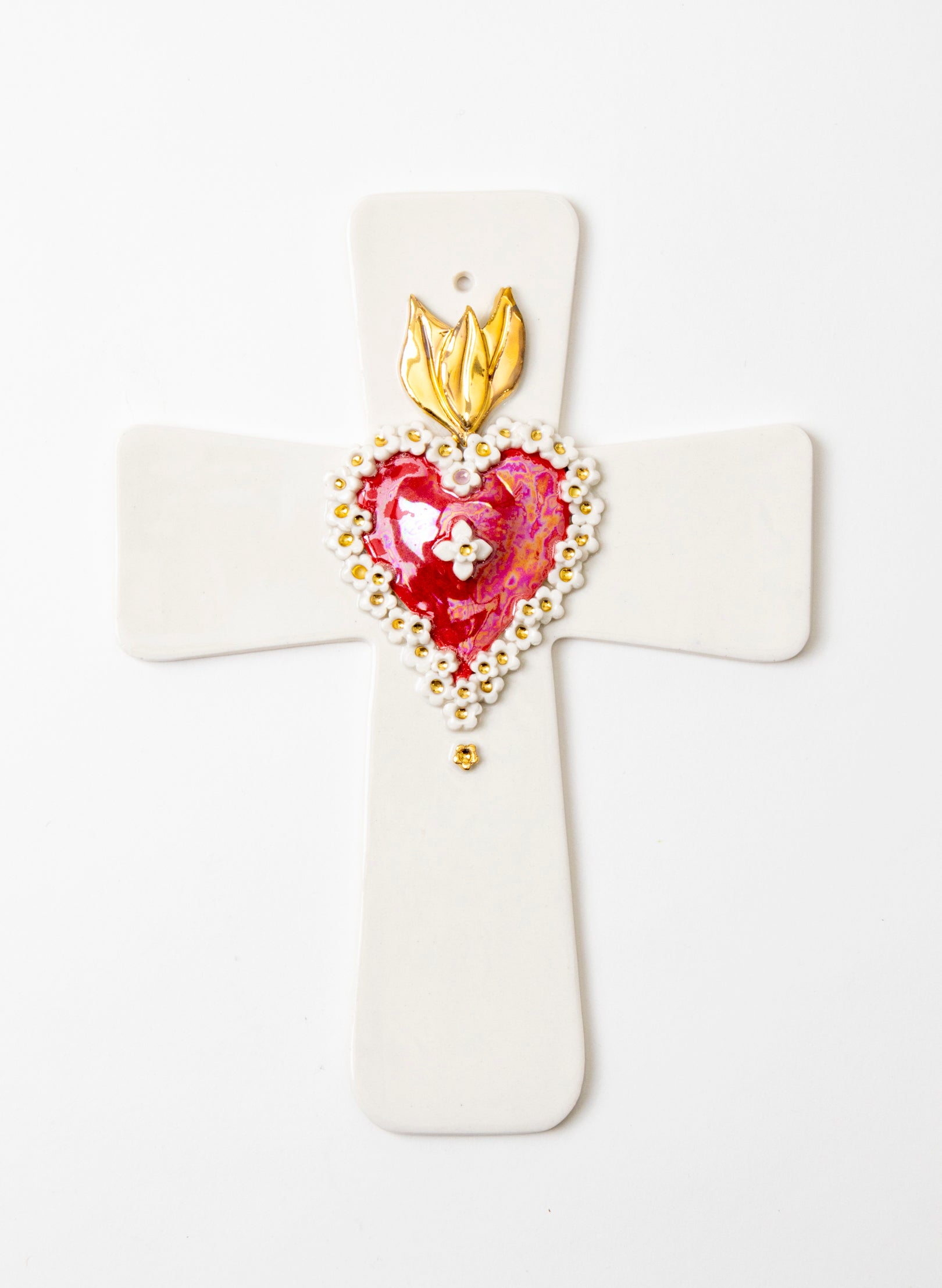 Large Sacred Heart Cross