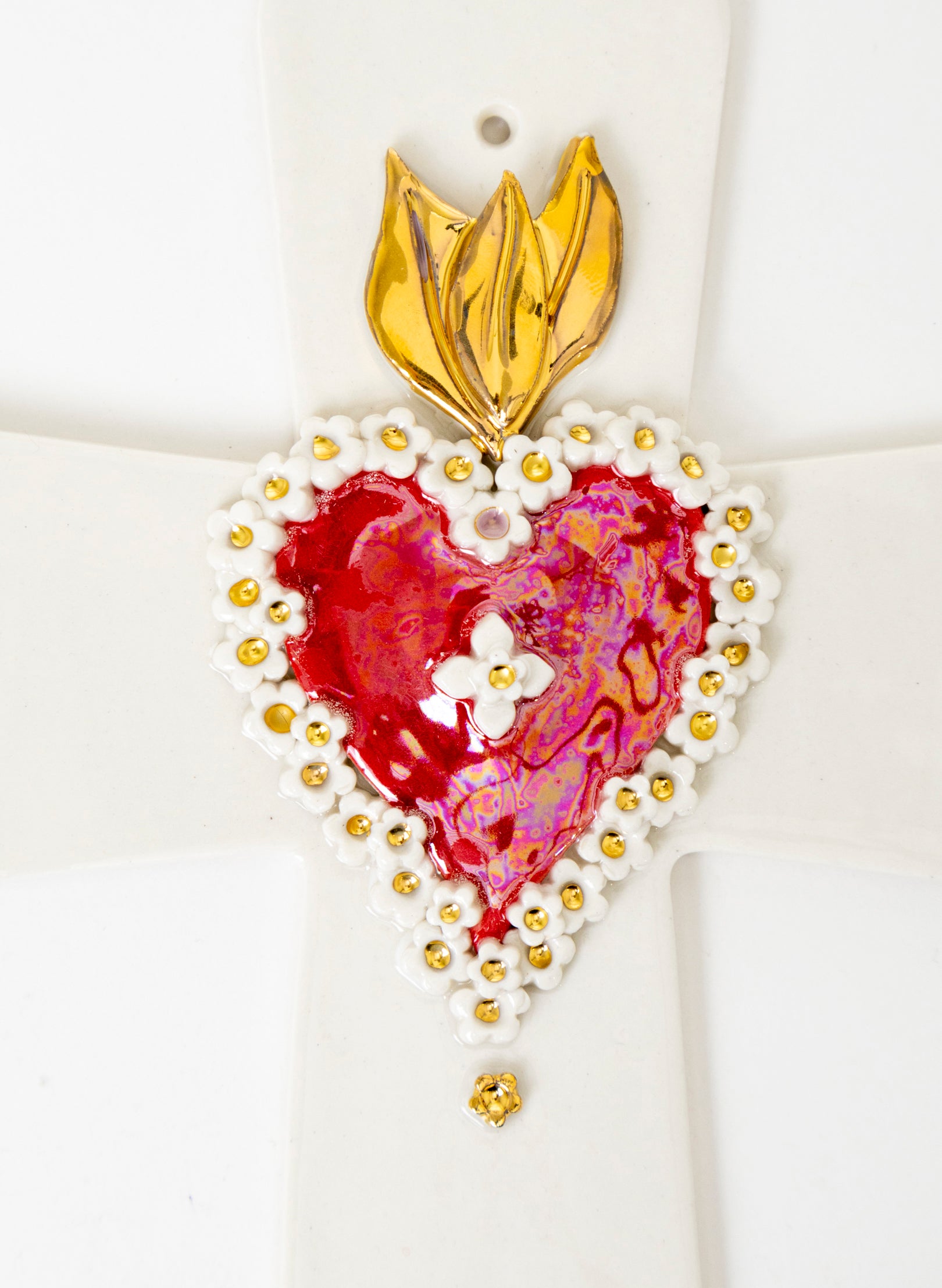 Large Sacred Heart Cross
