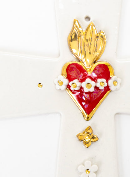 Medium Sacred Heart Cross