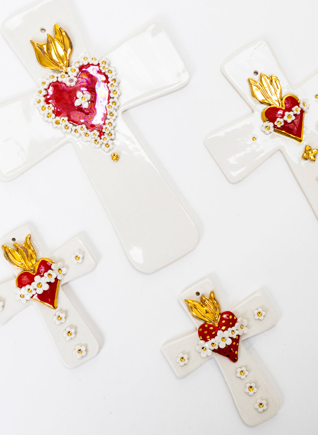 Medium Sacred Heart Cross