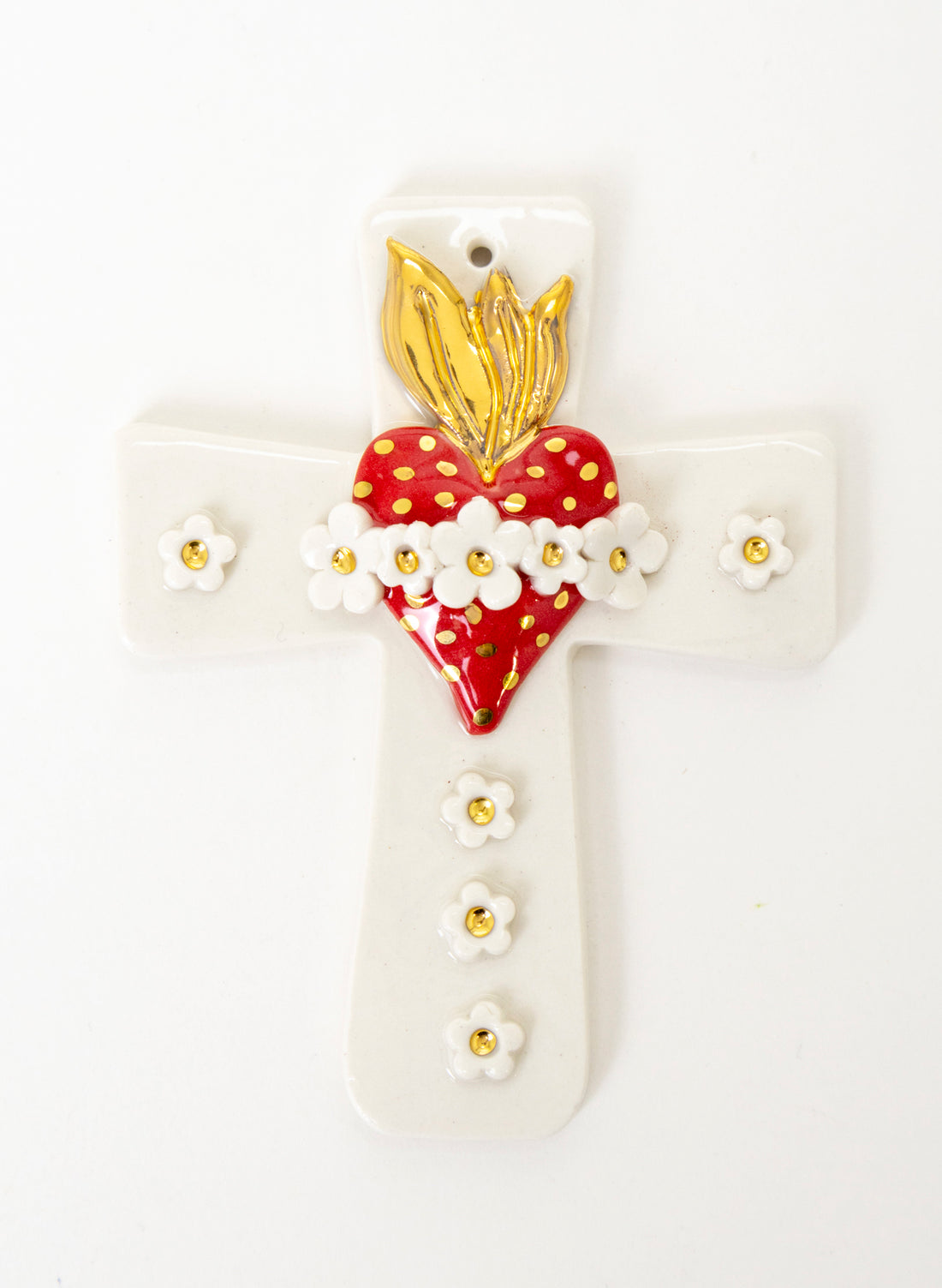 Small Sacred Heart Cross