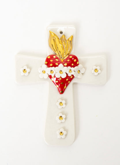 Small Sacred Heart Cross