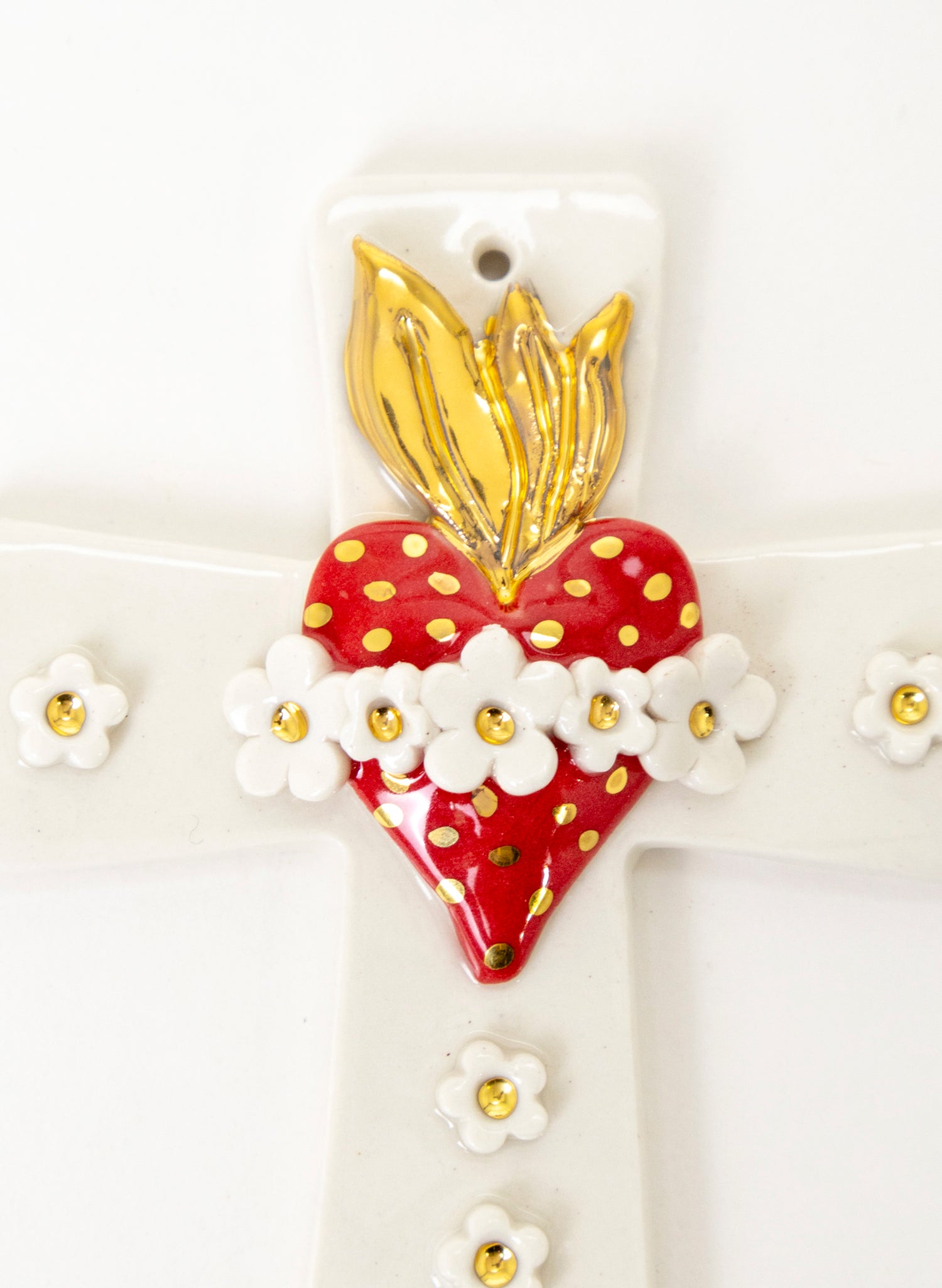 Small Sacred Heart Cross