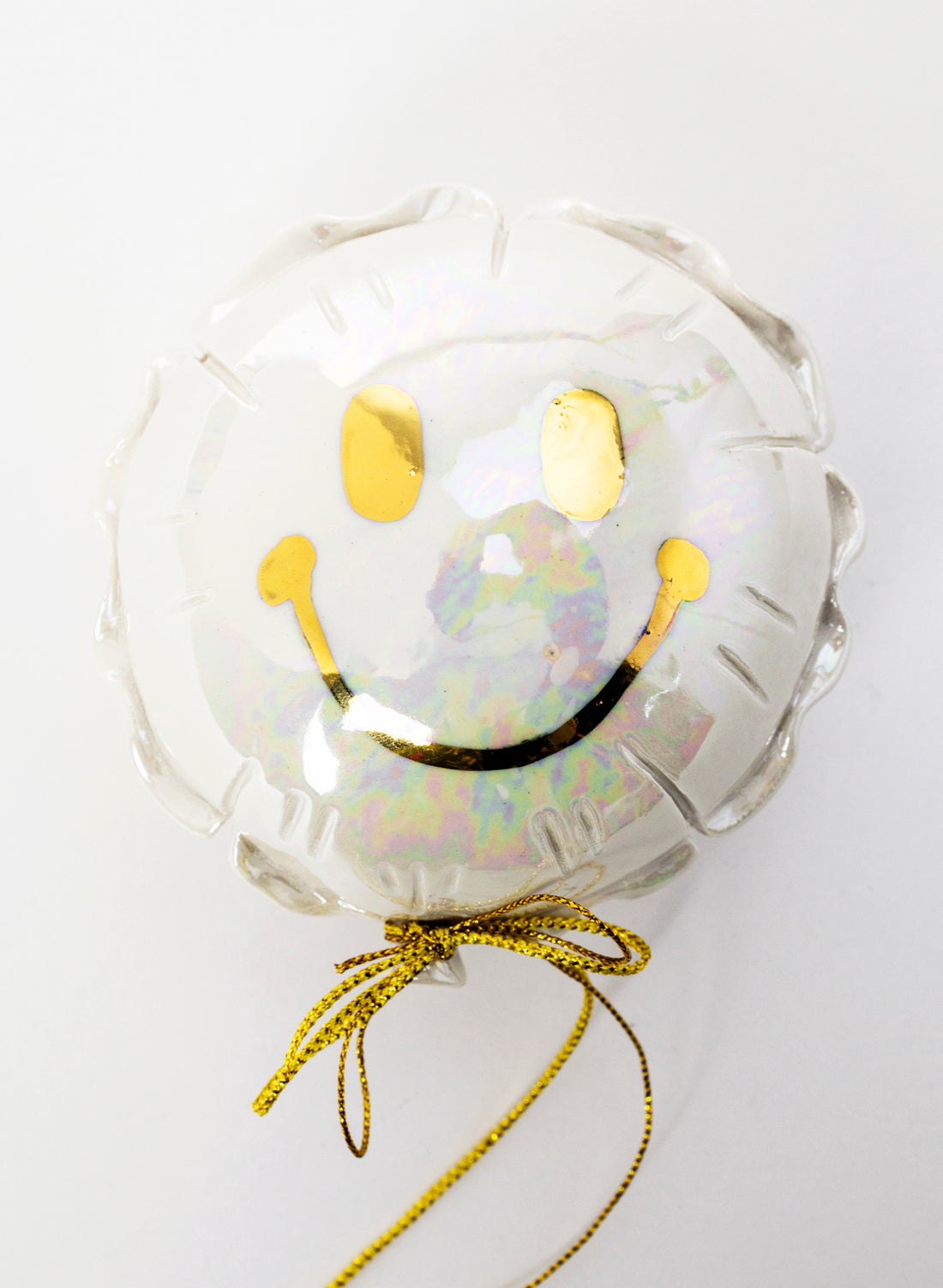 Smiley Face Mini Ceramic Balloon