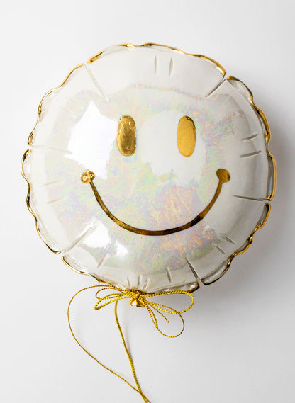 Smiley Face Helium Balloon Wall Sculpture