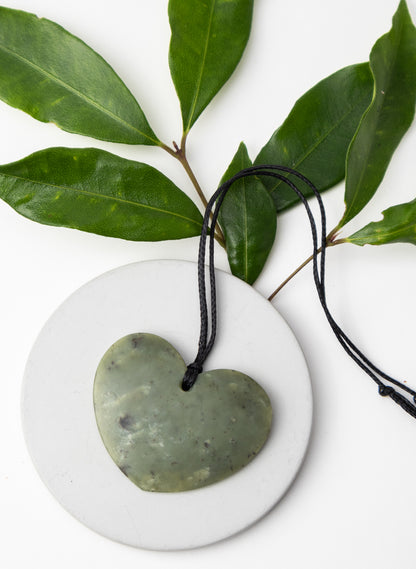 Medium Pounamu Heart