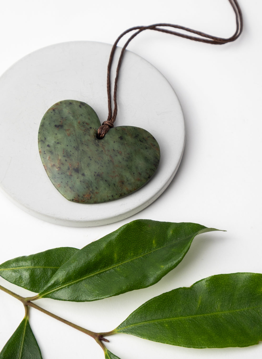 Medium Pounamu Heart