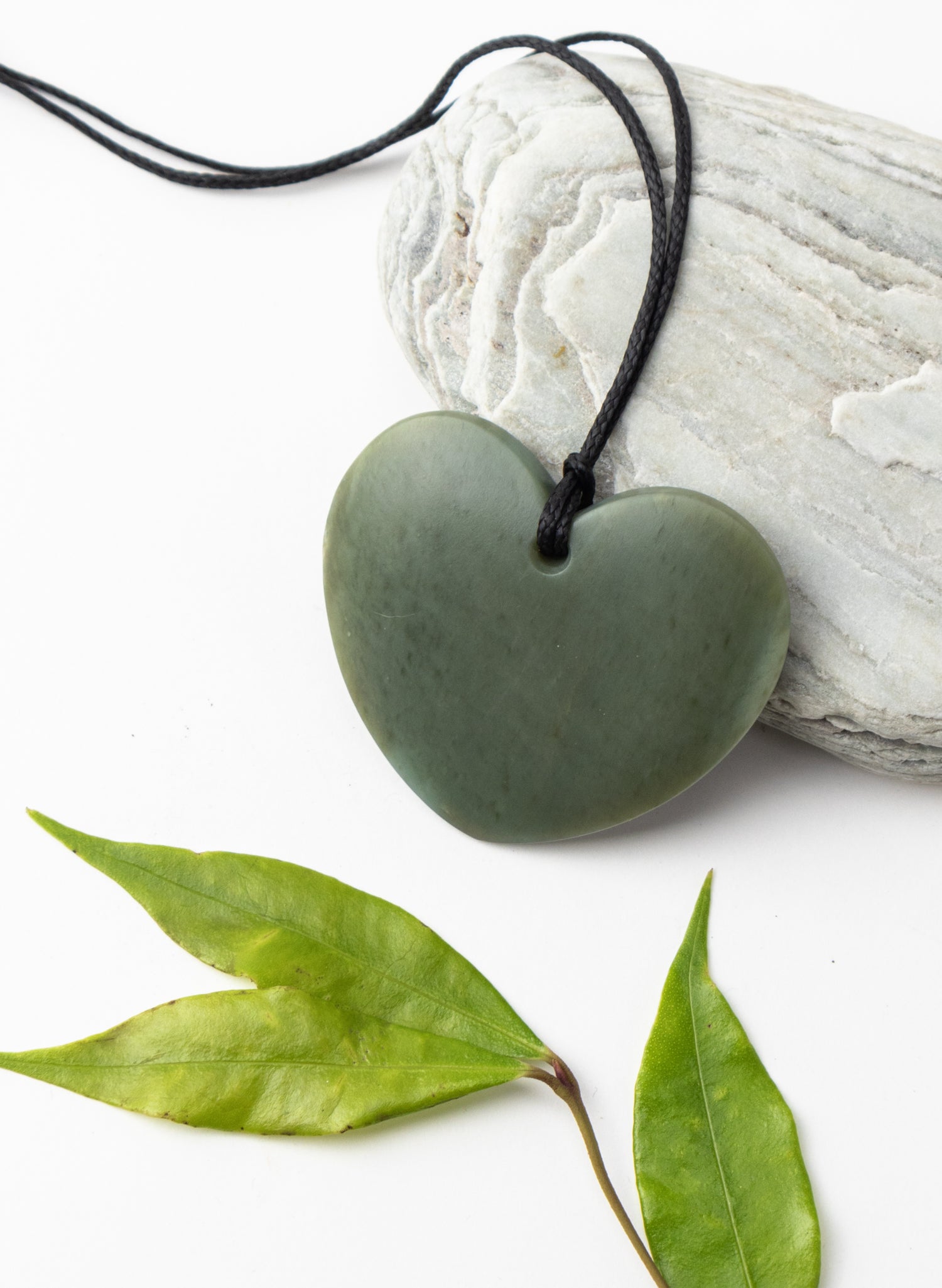 Medium Pounamu Heart