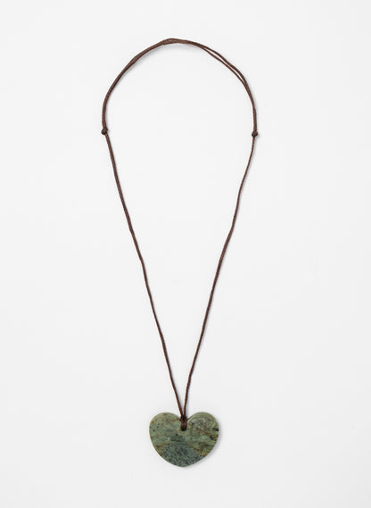 Medium Pounamu Heart