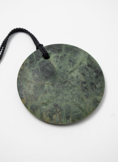 Pounamu Large Disc Pendant