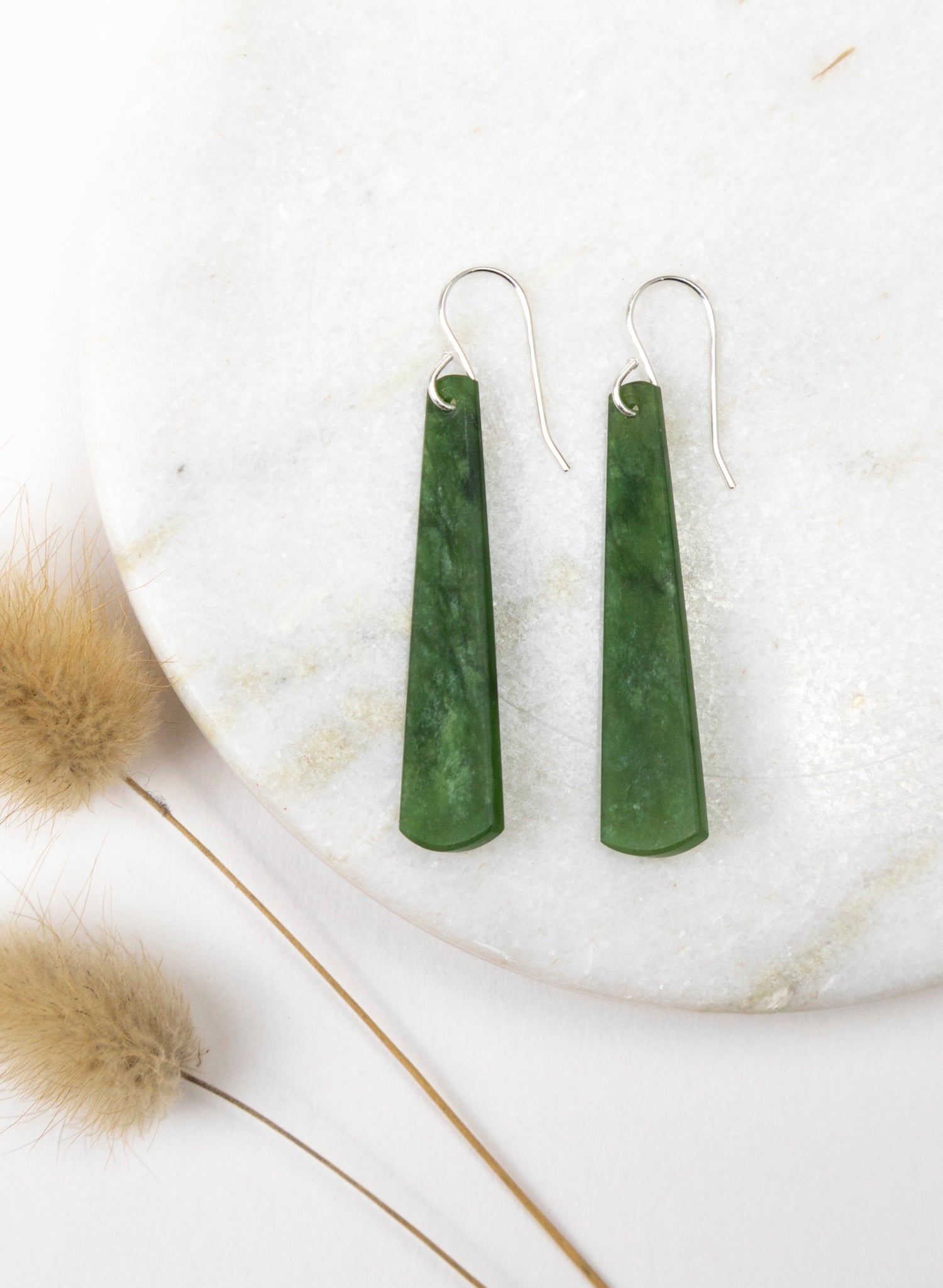 Pounamu Drop Earrings