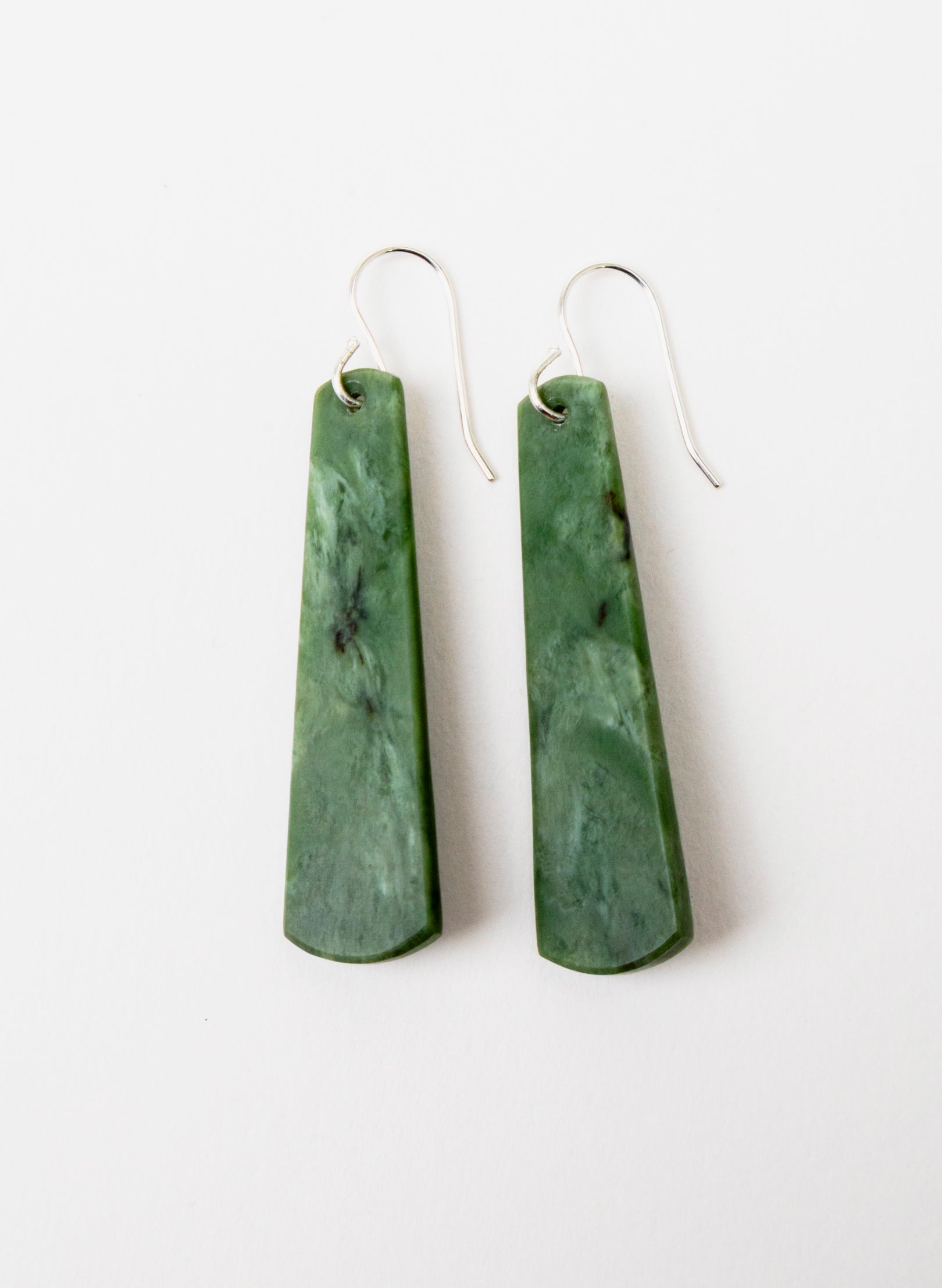 Raukaraka Pounamu Drop Earrings