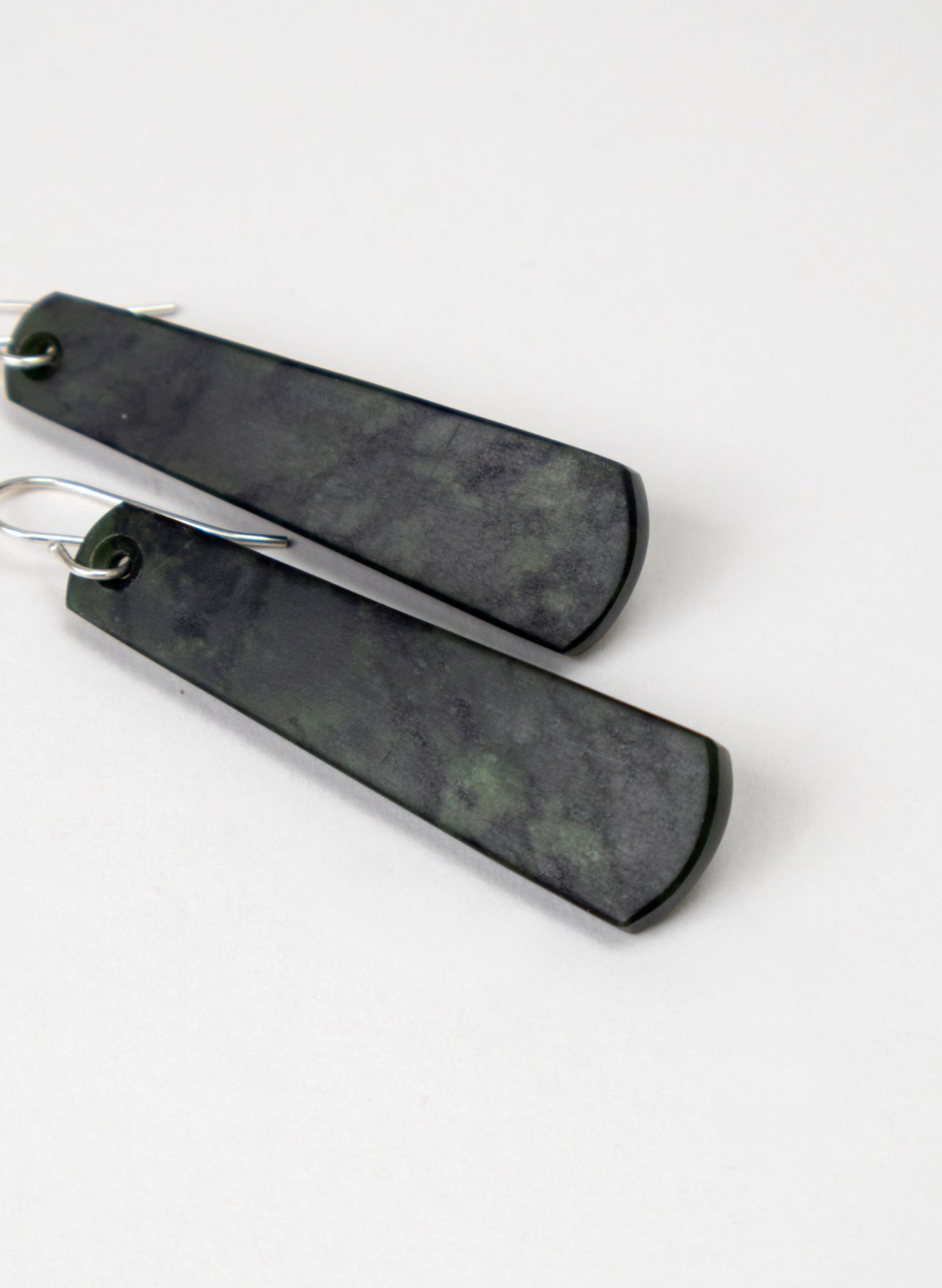 Kawakawa Pounamu Drop Earrings