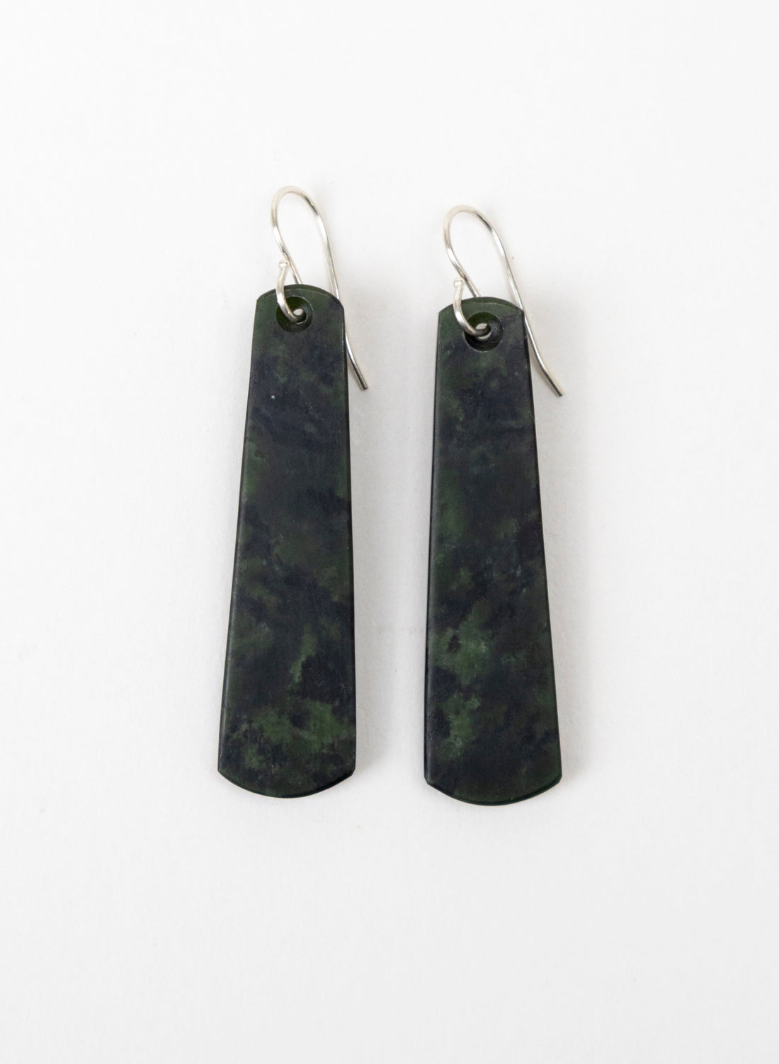 Kawakawa Pounamu Drop Earrings