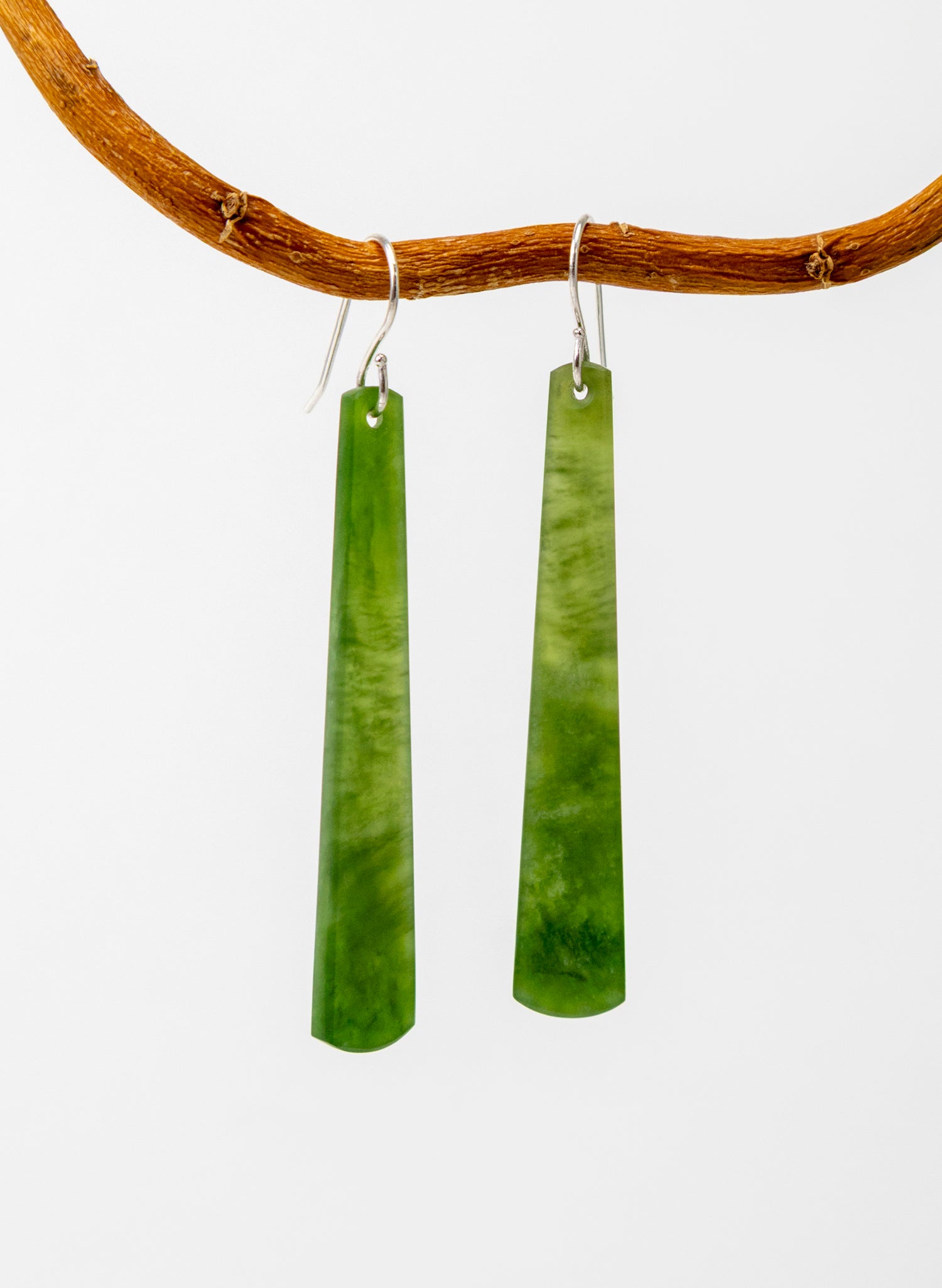 Kahurangi Pounamu Drop Earrings