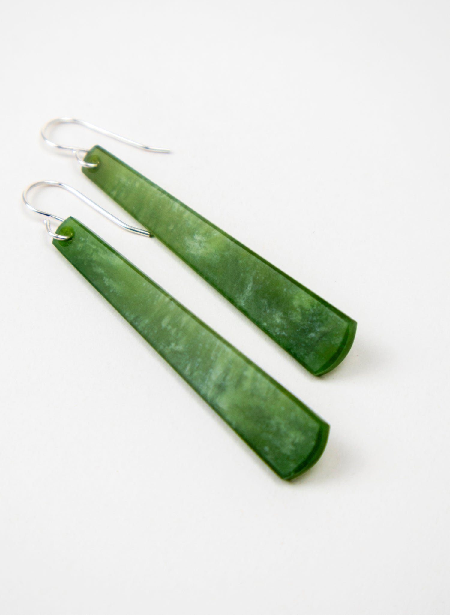Kahurangi Pounamu Drop Earrings
