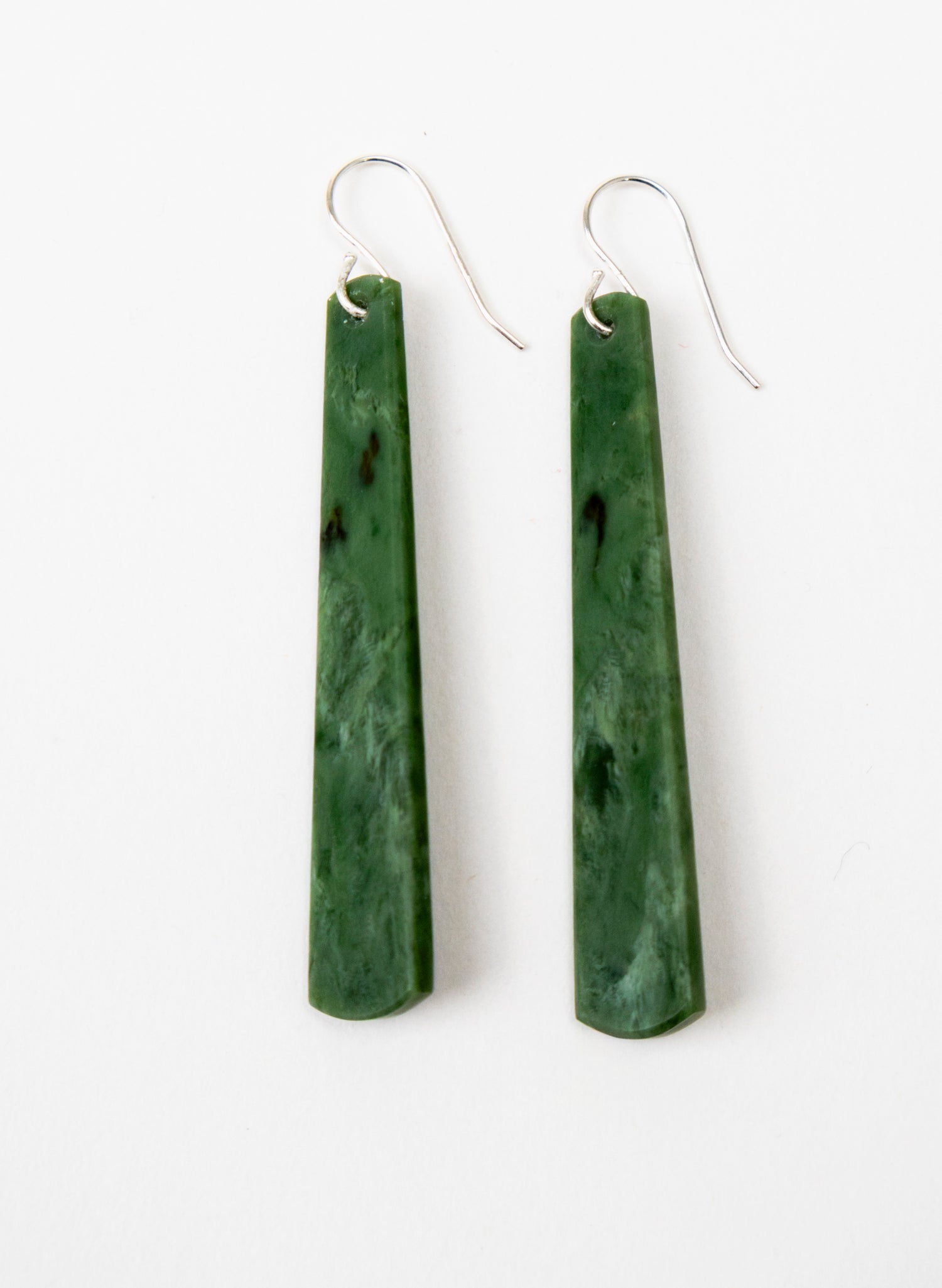 Raukaraka Pounamu Drop Earrings