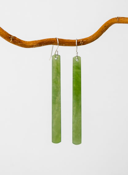 Inanga Pounamu Drop Earrings