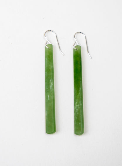 Inanga Pounamu Drop Earrings