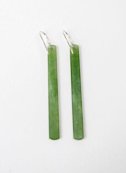 Inanga Pounamu Drop Earrings