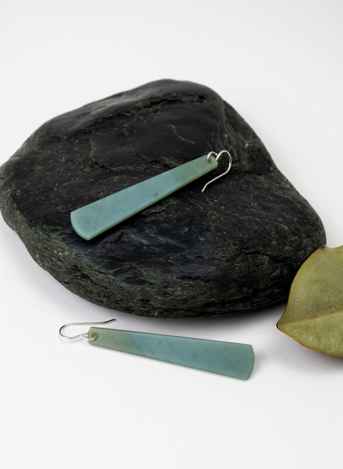 Inanga Pounamu Drop Earrings
