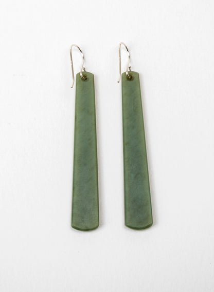 Inanga Pounamu Drop Earrings