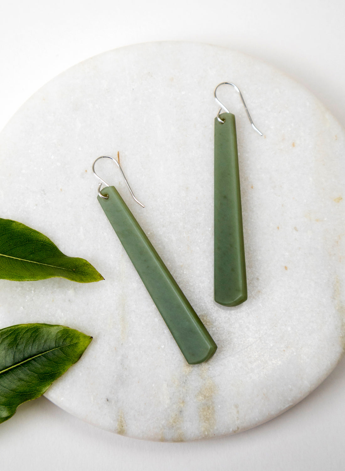 Inanga Pounamu Drop Earrings