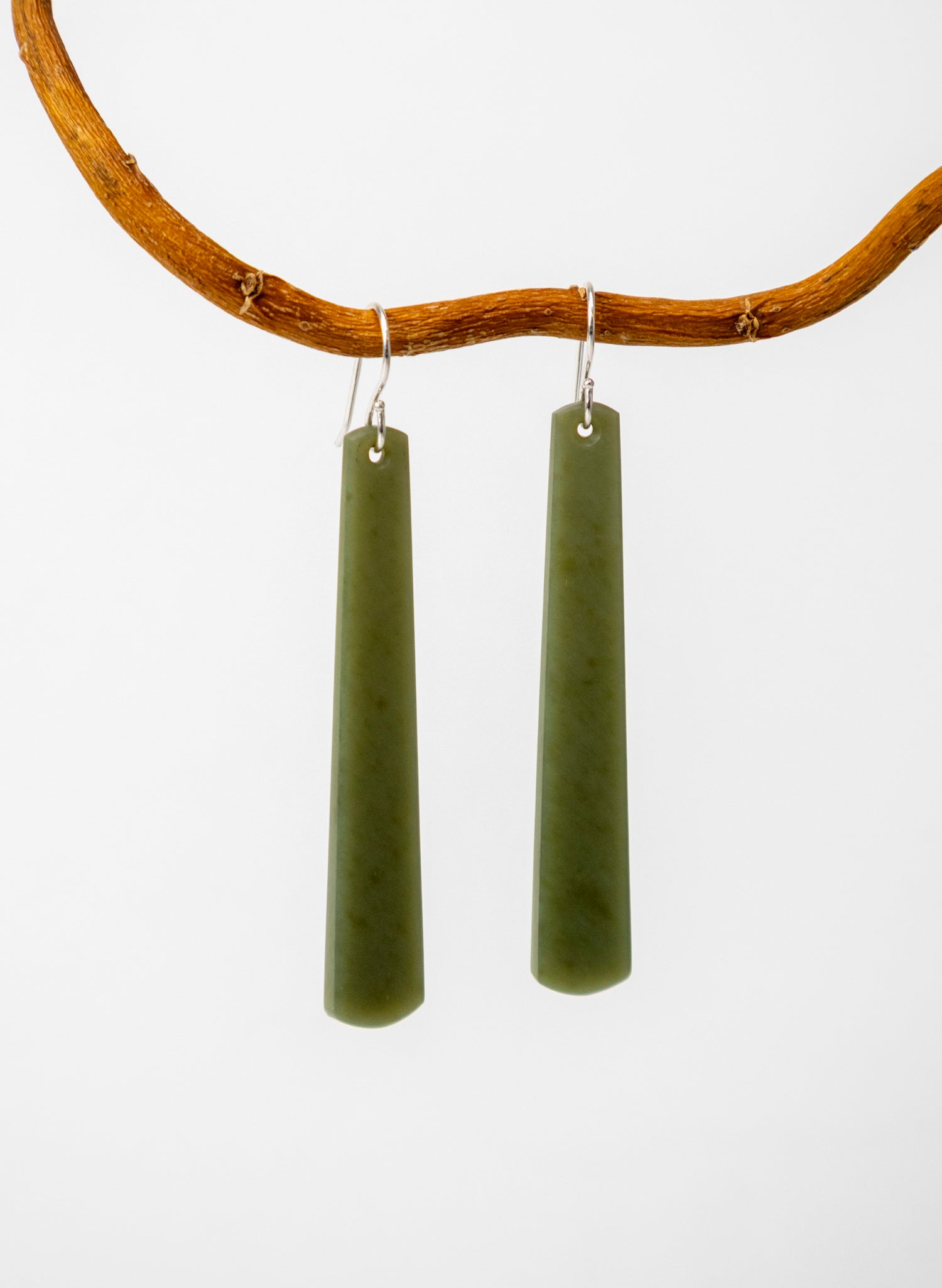 Inanga Pounamu Drop Earrings