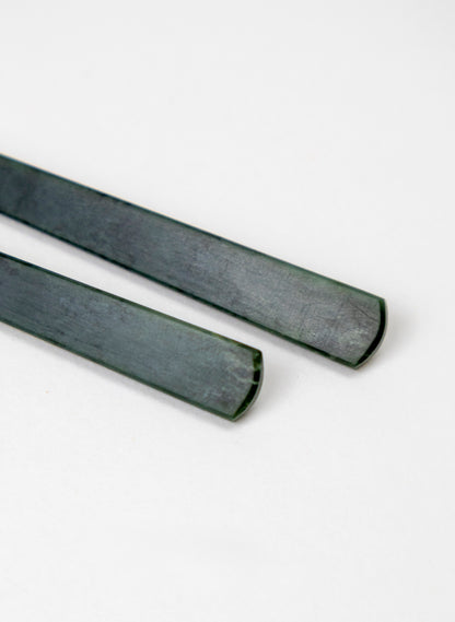 Kawakawa Pounamu Drop Earrings