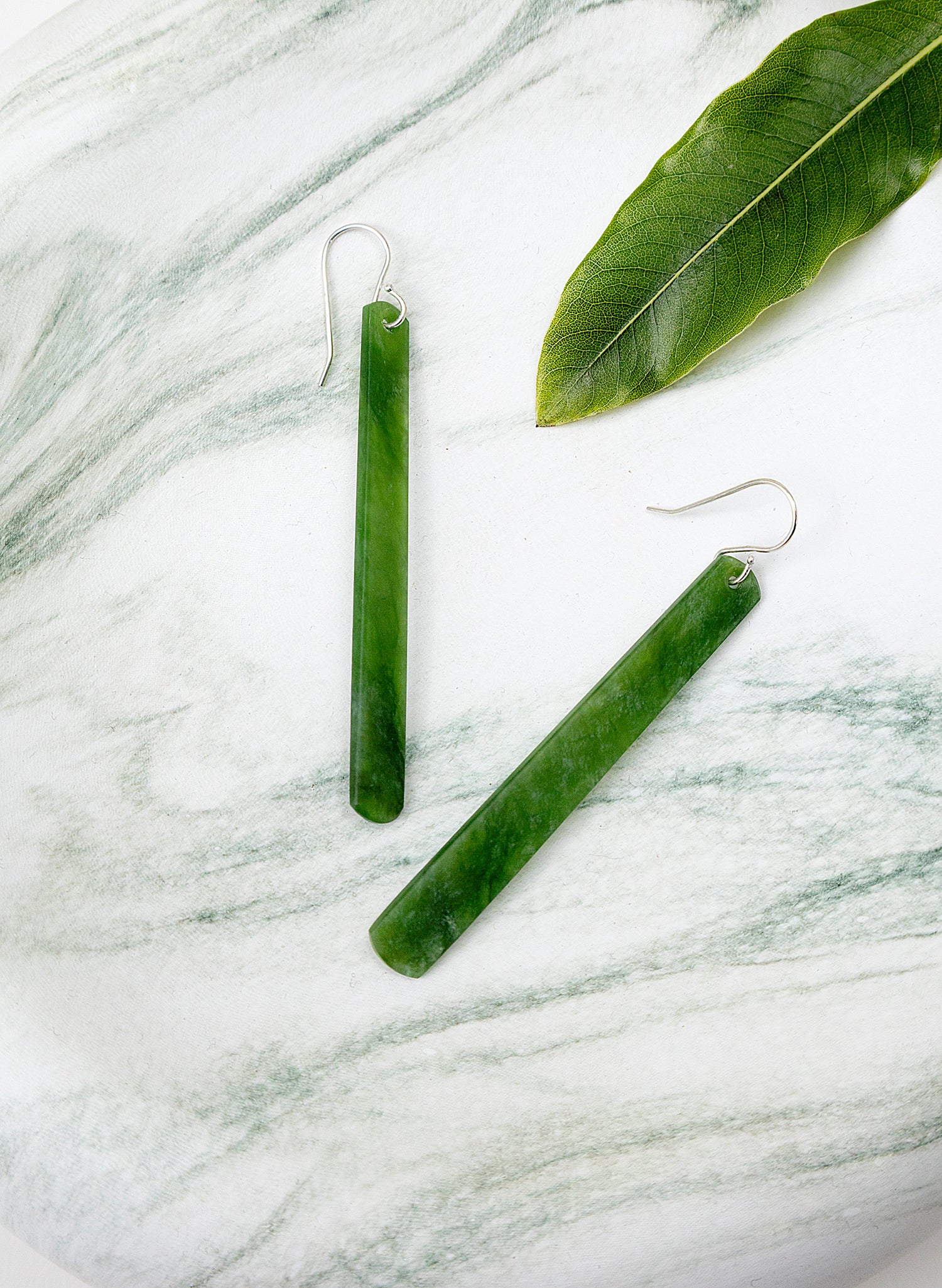 Pounamu Drop Earrings