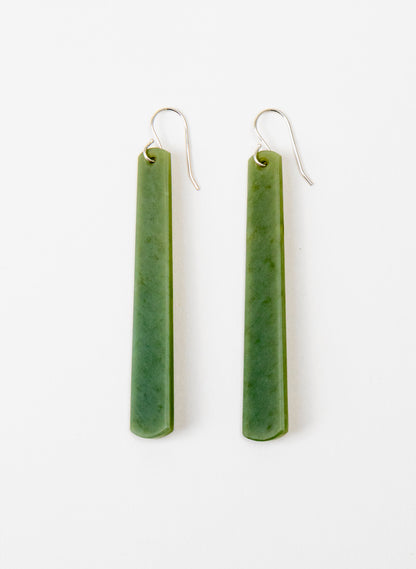 Inanga Pounamu Drop Earrings