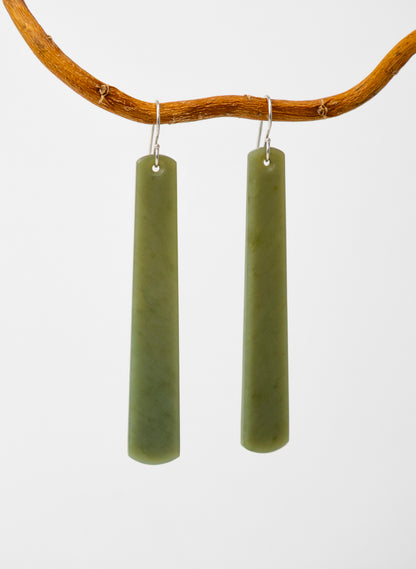 Inanga Pounamu Drop Earrings
