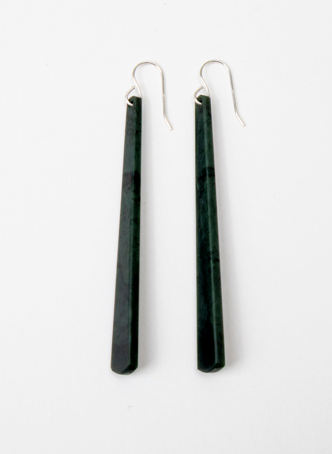 Kawakawa Pounamu Drop Earrings