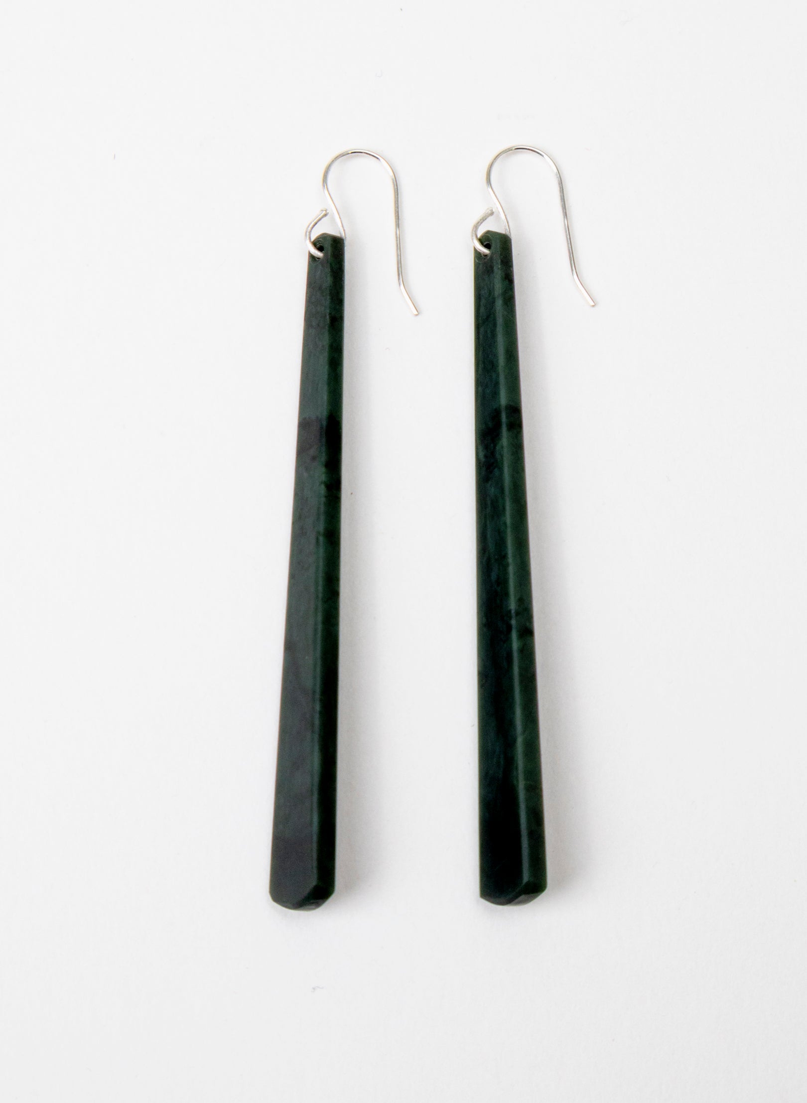 Kawakawa Pounamu Drop Earrings