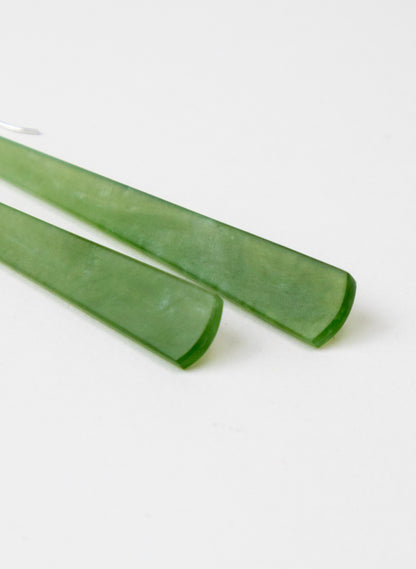 Inanga Pounamu Drop Earrings