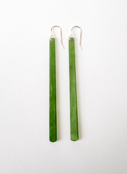 Inanga Pounamu Drop Earrings