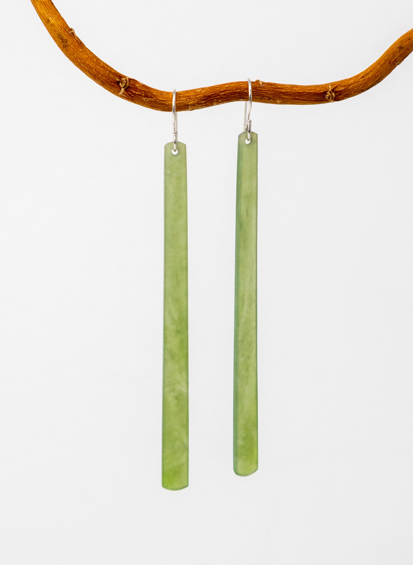 Inanga Pounamu Drop Earrings