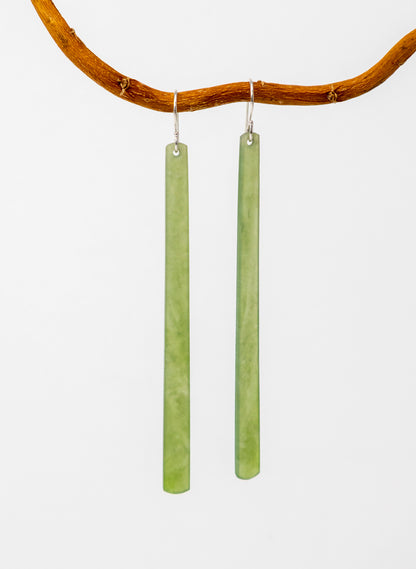 Inanga Pounamu Drop Earrings