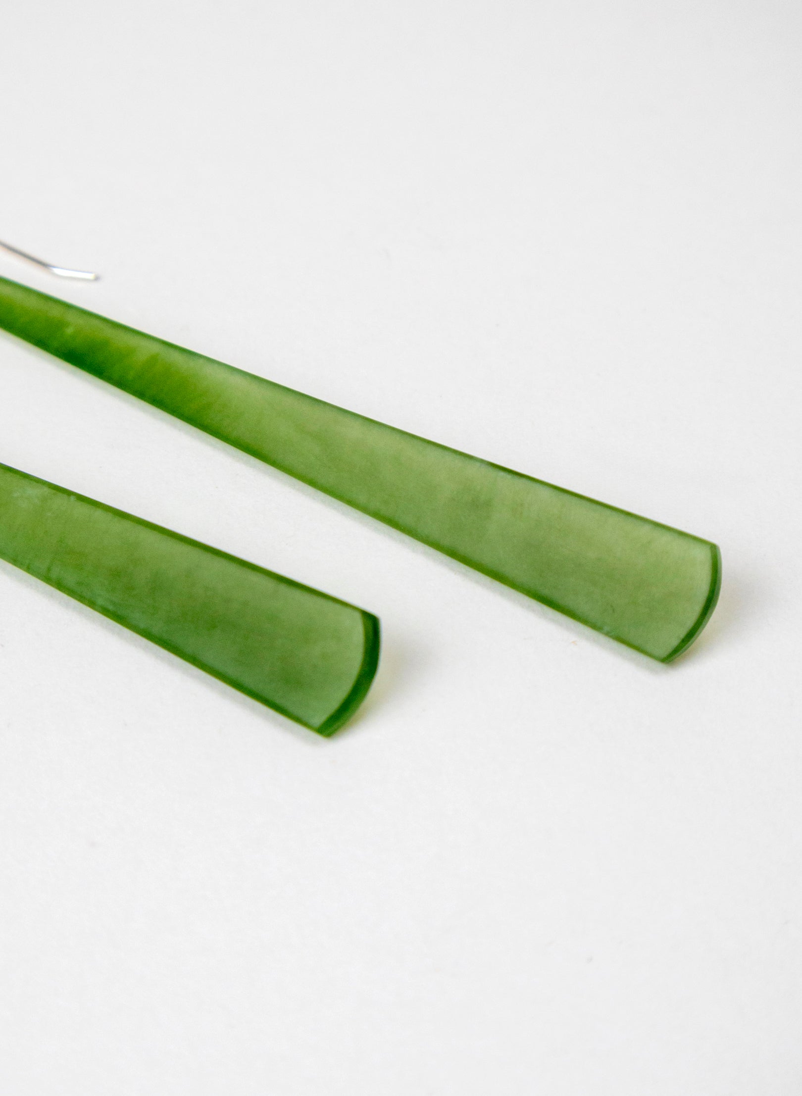 Inanga Pounamu Drop Earrings