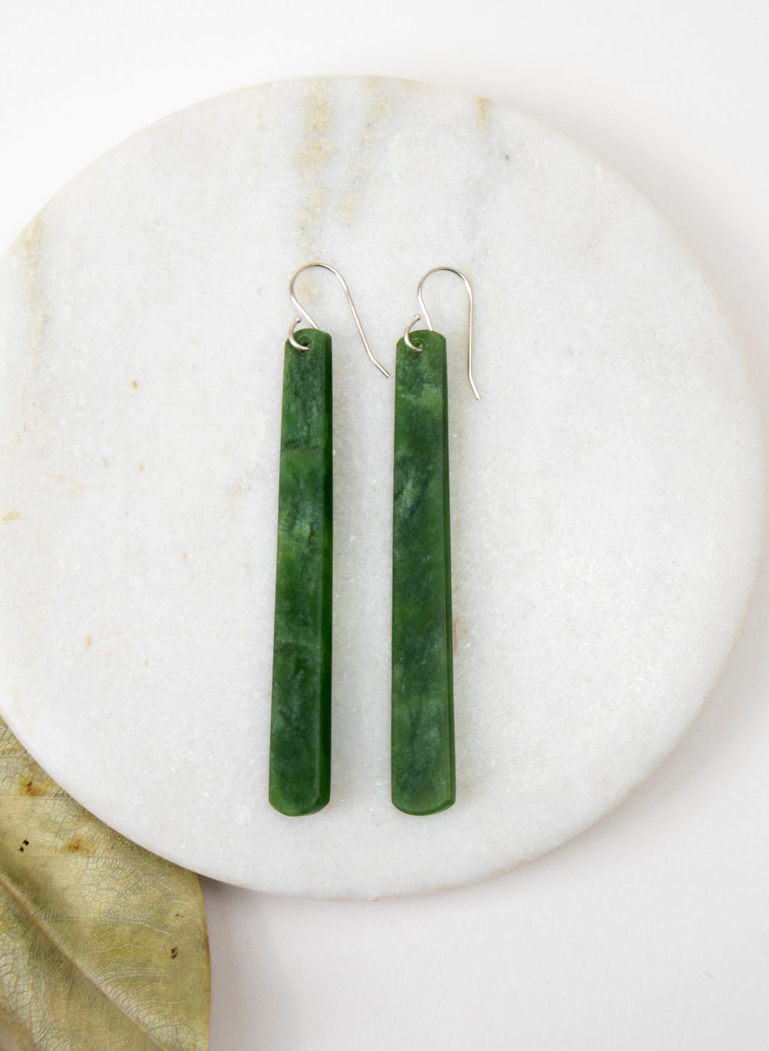 Pounamu Drop Earrings