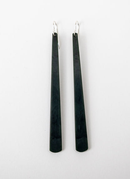 Kawakawa Pounamu Drop Earrings