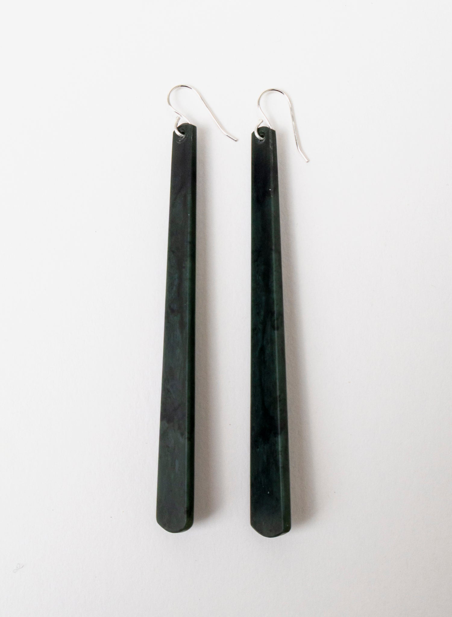 Kawakawa Pounamu Drop Earrings