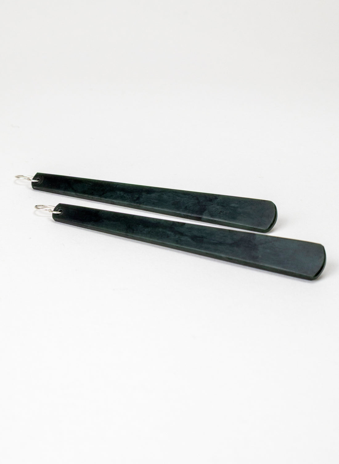 Kawakawa Pounamu Drop Earrings